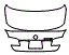 Trunk Lid Kit pattern for the 2016 BMW 528