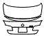 Trunk Lid Kit pattern for the 2016 BMW M5