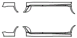 Rocker Panel Kit pattern for the 2018 BMW 5 Series