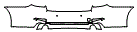 Rear Bumper Kit pattern for the 2018 BMW 5 Series