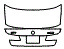 Trunk Lid Kit pattern for the 2018 BMW 5 Series