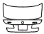 Trunk Lid Kit pattern for the 2018 BMW 5 Series