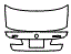 Trunk Lid Kit pattern for the 2018 BMW 5 Series