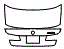 Trunk Lid Kit pattern for the 2018 BMW 5 Series