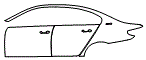 Door and Rear Fender Kit pattern for the 2018 BMW 5 Series