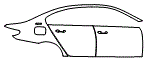 Door and Rear Fender Kit pattern for the 2018 BMW 5 Series