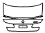 Trunk Lid Kit pattern for the 2018 BMW 5 Series