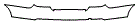 Upper Rear Bumper Kit pattern for the 2007 BMW 525