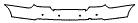 Upper Rear Bumper Kit pattern for the 2007 BMW 525