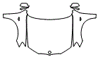 Full Hood, Fender and Mirror Kit pattern for the 2013 BMW X3