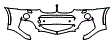 Bumper Kit pattern for the 2015 BMW X3