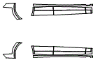 Rocker Panel Kit pattern for the 2021 BMW X3