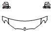 Hood, Fender and Mirror Kit pattern for the 2025 BMW X4