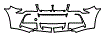 Bumper Kit pattern for the 2006 BMW X3