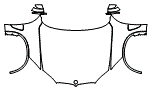 Full Hood, Fender and Mirror Kit pattern for the 2016 BMW X5