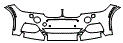 Bumper Kit pattern for the 2016 BMW X5 eDrive