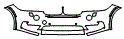 Bumper Kit pattern for the 2019 BMW X5 eDrive