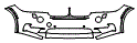 Bumper Kit pattern for the 2019 BMW X5 eDrive