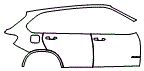 Door and Rear Fender Kit pattern for the 2016 BMW X5