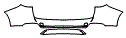 Rear Bumper Kit pattern for the 2019 BMW X5 eDrive