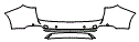 Rear Bumper Kit pattern for the 2019 BMW X5 eDrive