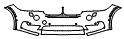 Bumper Kit pattern for the 2019 BMW X5 eDrive