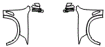 Full Fender and Mirror Kit pattern for the 2021 BMW X5