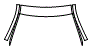 Roof and A-Pillar Kit pattern for the 2026 BMW X5