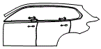 Door and Rear Fender Kit pattern for the 2026 BMW X5