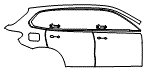 Door and Rear Fender Kit pattern for the 2026 BMW X5