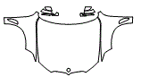 Full Hood, Fender and Mirror Kit pattern for the 2021 BMW X5