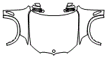 Full Hood, Fender and Mirror Kit pattern for the 2021 BMW X5