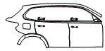 Door and Rear Fender Kit pattern for the 2026 BMW X5
