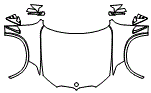 Full Hood, Fender and Mirror Kit pattern for the 2021 BMW X5