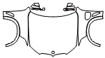Full Hood, Fender and Mirror Kit pattern for the 2021 BMW X5