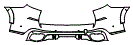 Rear Bumper Kit pattern for the 2021 BMW X5