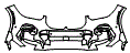 Bumper Kit pattern for the 2021 BMW X5