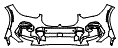 Bumper Kit pattern for the 2021 BMW X5