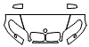 Hood, Fender and Mirror Kit pattern for the 2011 BMW X5