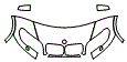 Hood, Fender and Mirror Kit pattern for the 2011 BMW X5