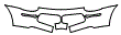 Bumper Kit pattern for the 2003 BMW Z8