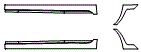 Rocker Panel Kit pattern for the 2015 BMW 640