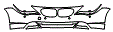Bumper Kit pattern for the 2005 BMW 645