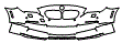 Bumper Kit pattern for the 2015 BMW Alpina B6