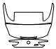Trunk Lid Kit pattern for the 2013 BMW M6