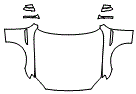 Full Hood, Fender and Mirror Kit pattern for the 2019 BMW Alpina B6