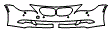 Bumper Kit pattern for the 2008 BMW 650i
