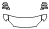 Hood, Fender and Mirror Kit pattern for the 2015 BMW 640
