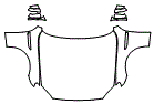 Full Hood, Fender and Mirror Kit pattern for the 2015 BMW 640
