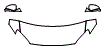 Hood, Fender and Mirror Kit pattern for the 2019 BMW M6
